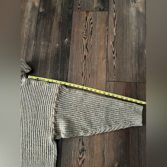 QPS Turtleneck Chunky Wool Sweater XL - Picture 11 of 13